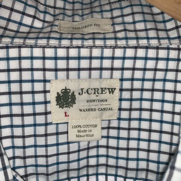 J Crew Men’s Check Print Shirt. Size Large - Picture 2 of 3